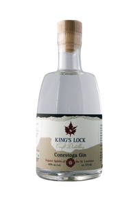 A 375 ml bottle of Conestoga Gin, 40% alcohol