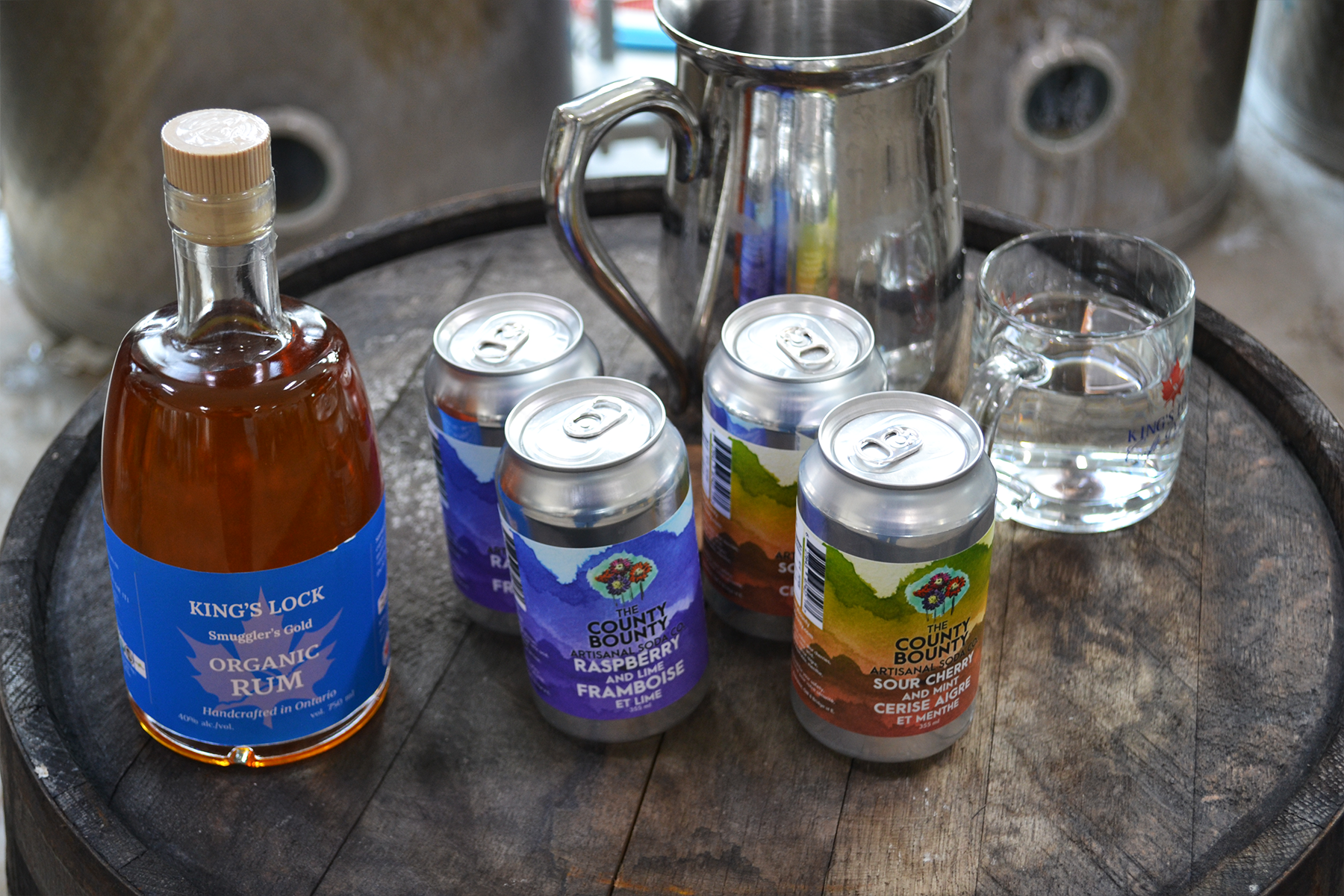 Rum and 4 x The County Bounty